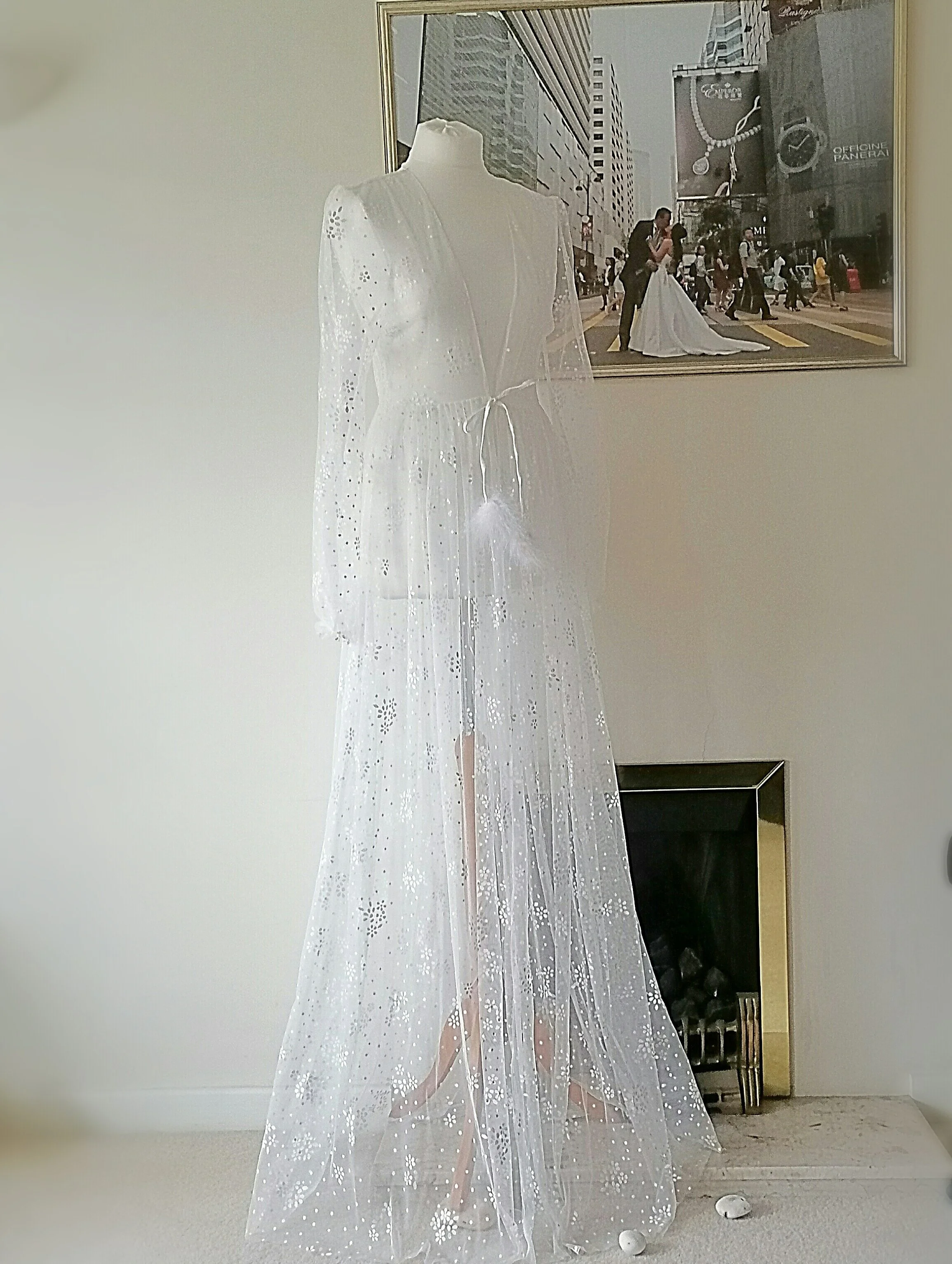 Love story bridal robe