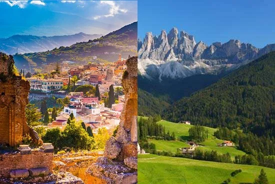 Sicily & The Dolomites