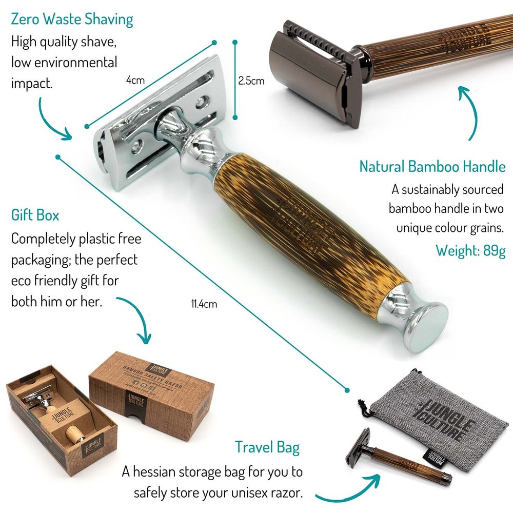 Bamboo Safety Razor | Jungle Straws
