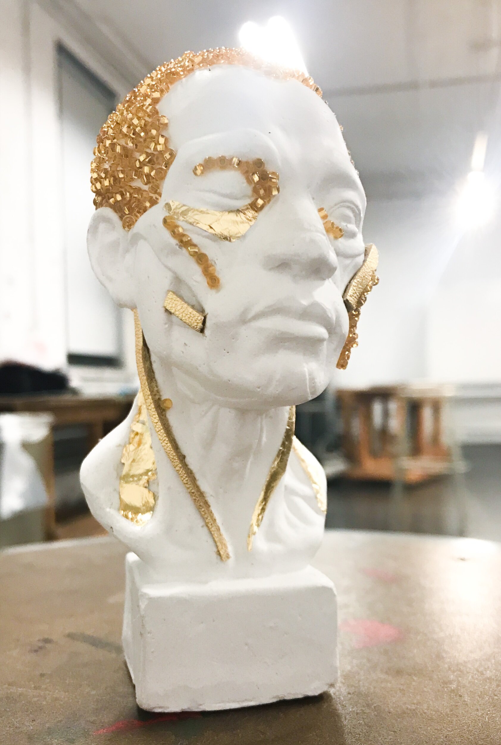 Sculpture inspired by Yuval Noah Harari’s book “Homo Deus”