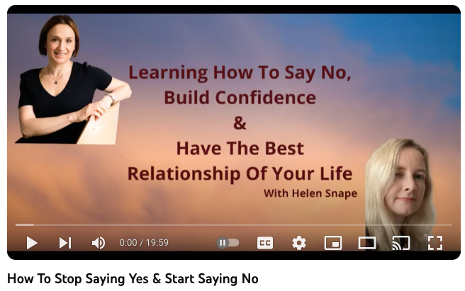 How to stop saying Yes and start saying No