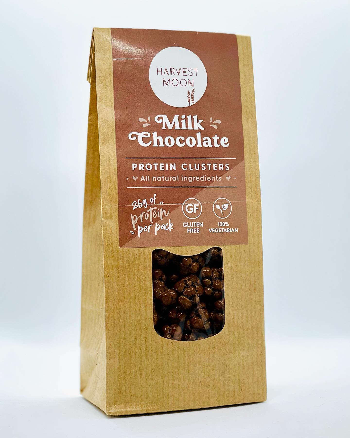 🍫 Light and crunchy with a rich cocoa coating, our Milk Chocolate Protein Clusters are deliciously indulgent #harvestmoonsnacks 

Available to shop now via the link in our bio 🙌 

#yorkchocolate #madeinyork #madeinyorkshire #vegetarian #chocoholics