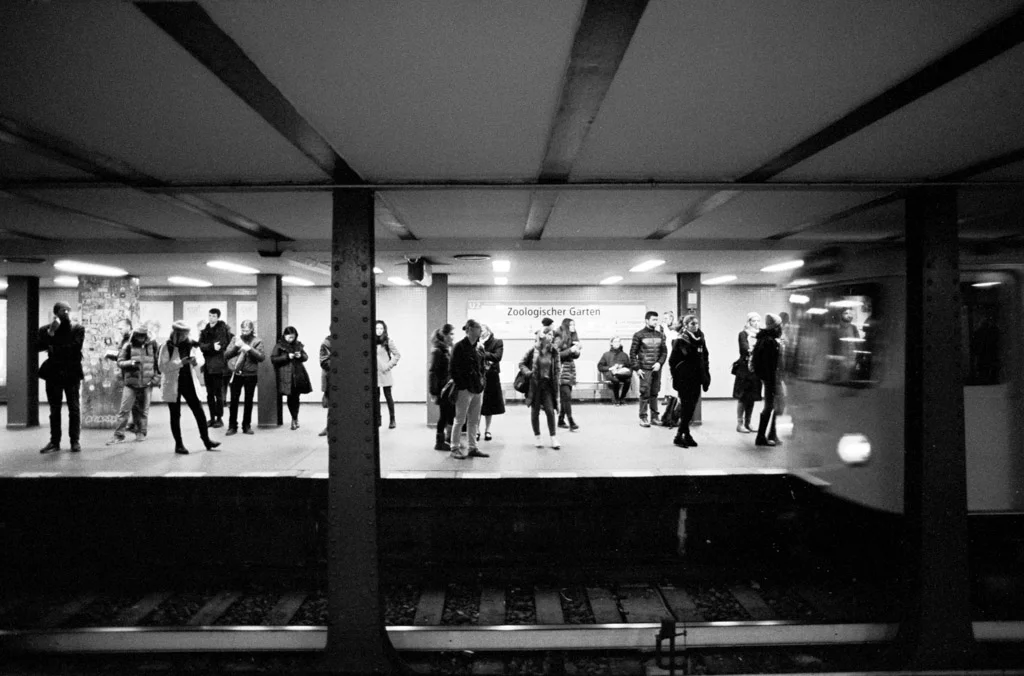 Encounters in black & white.