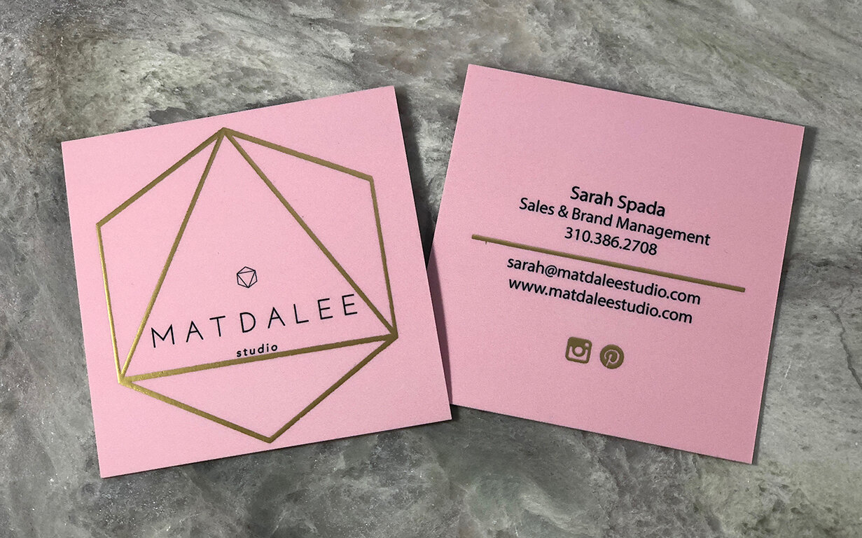 MATDALEE BUSINESS CARD DESIGN