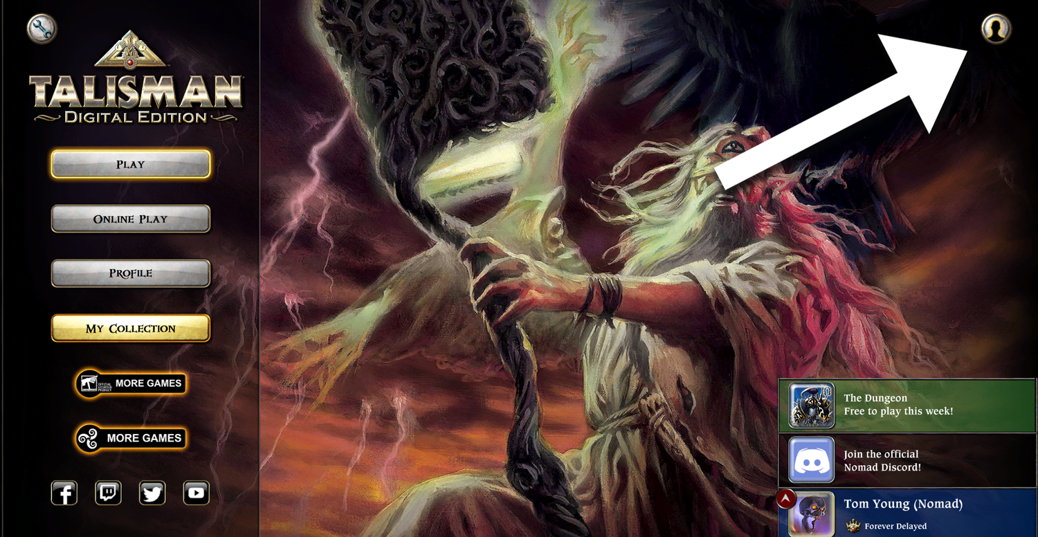 Talisma Program Menu Talisman Digital DLC Sync Guide — Nomad Games