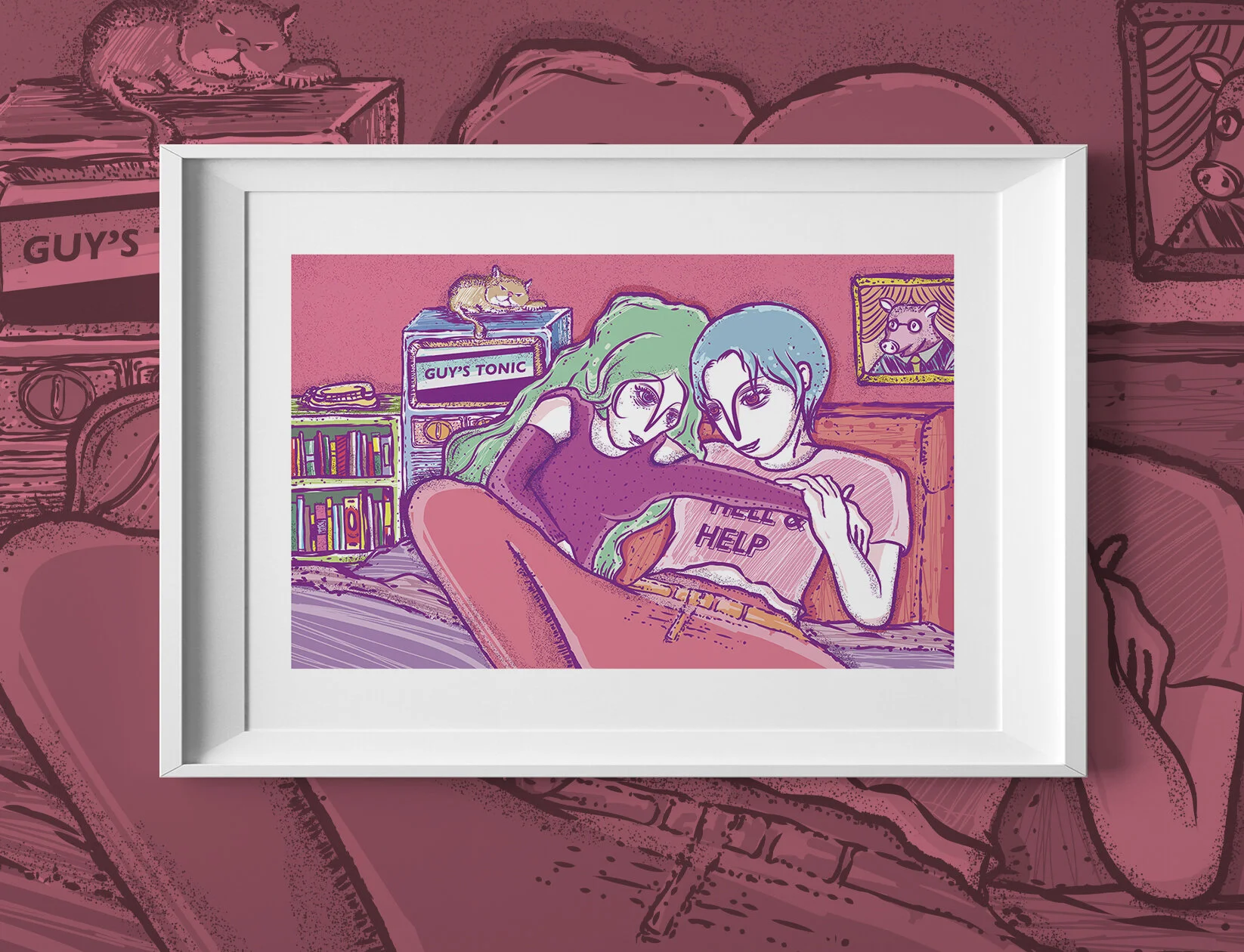 "HOME SWEET HOME" PRINT