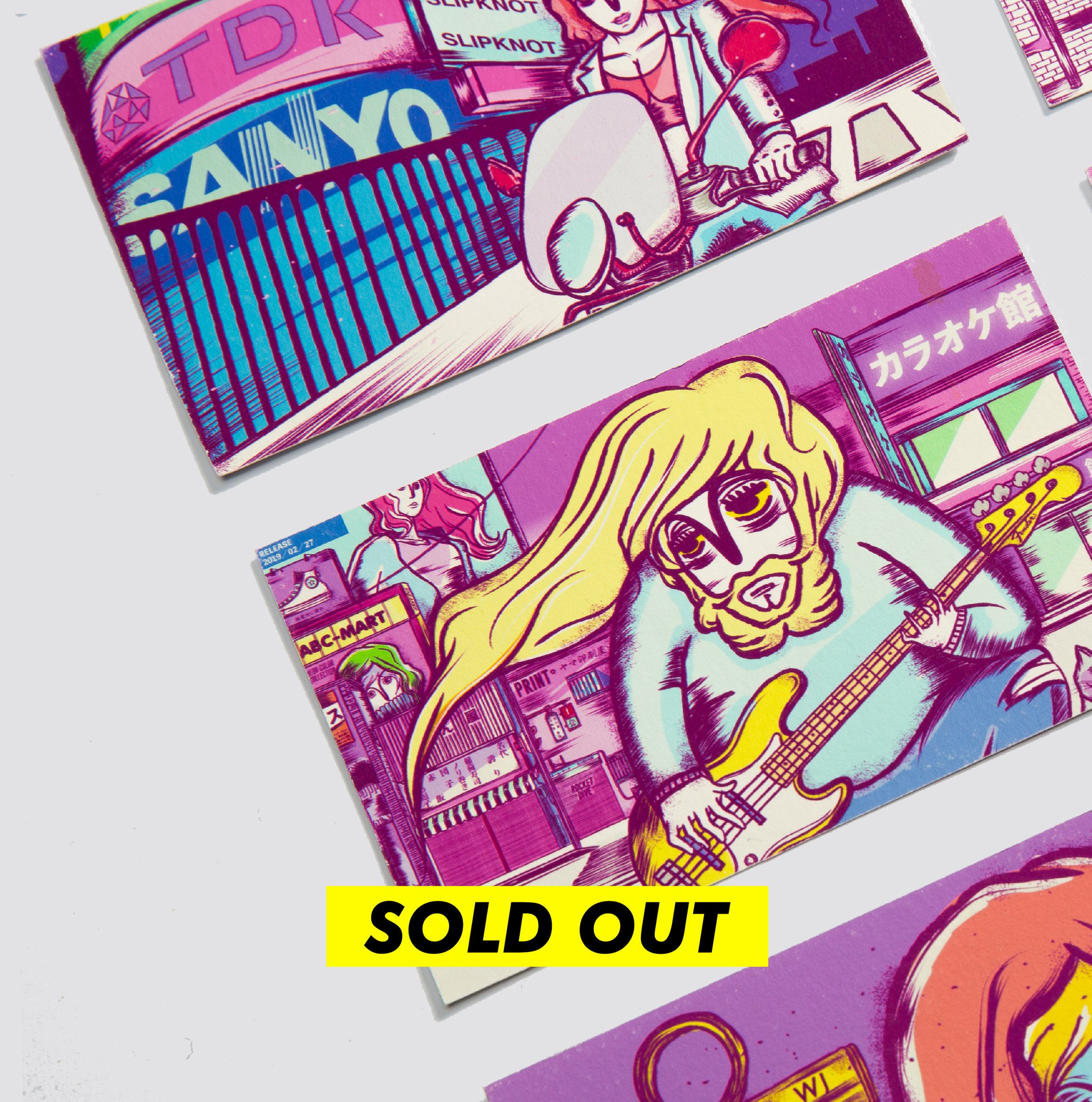 INTENSITY OF 8 CITIES POSTCARD COLLECTION