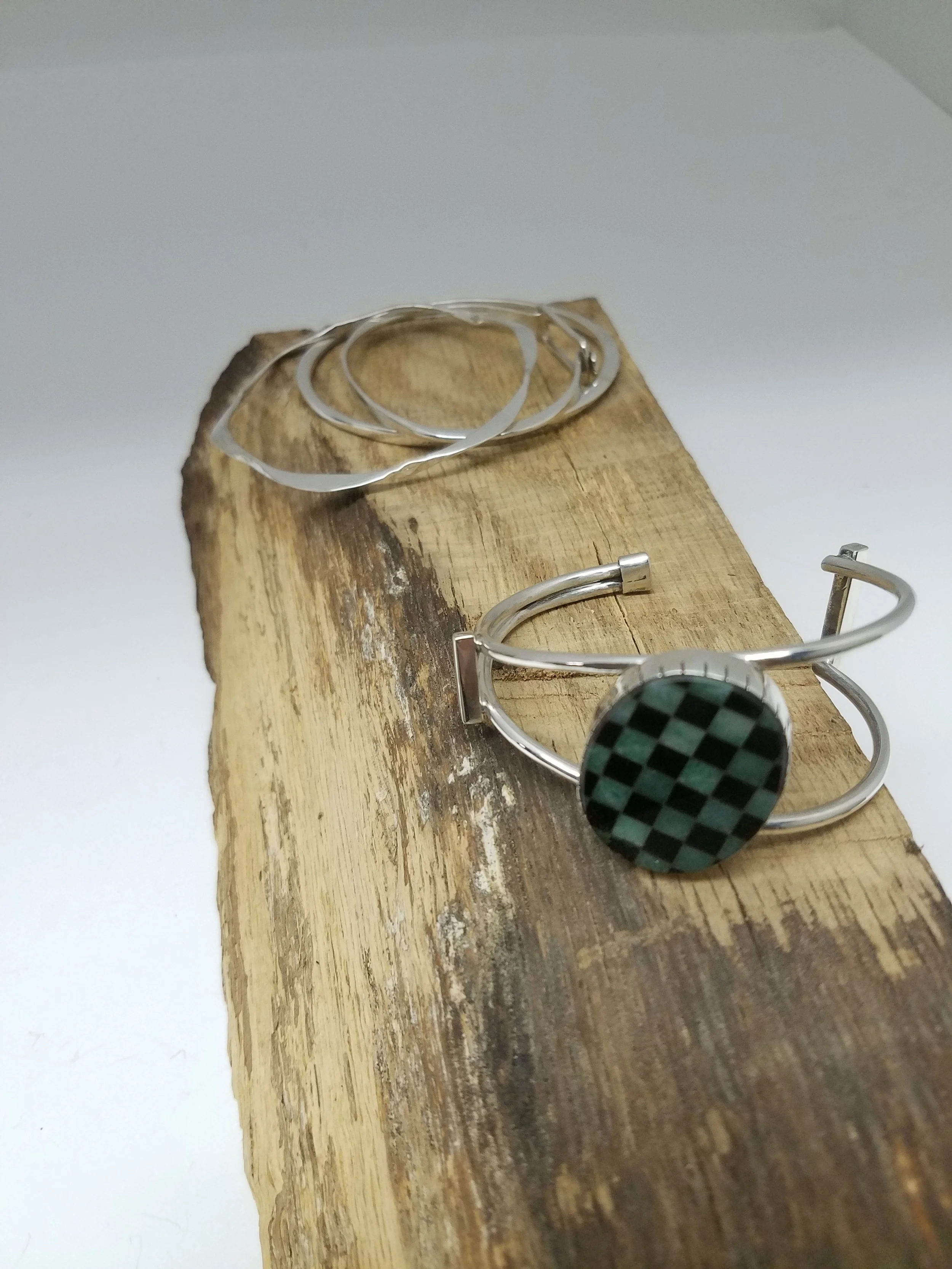 Retro Checkered Bracelet