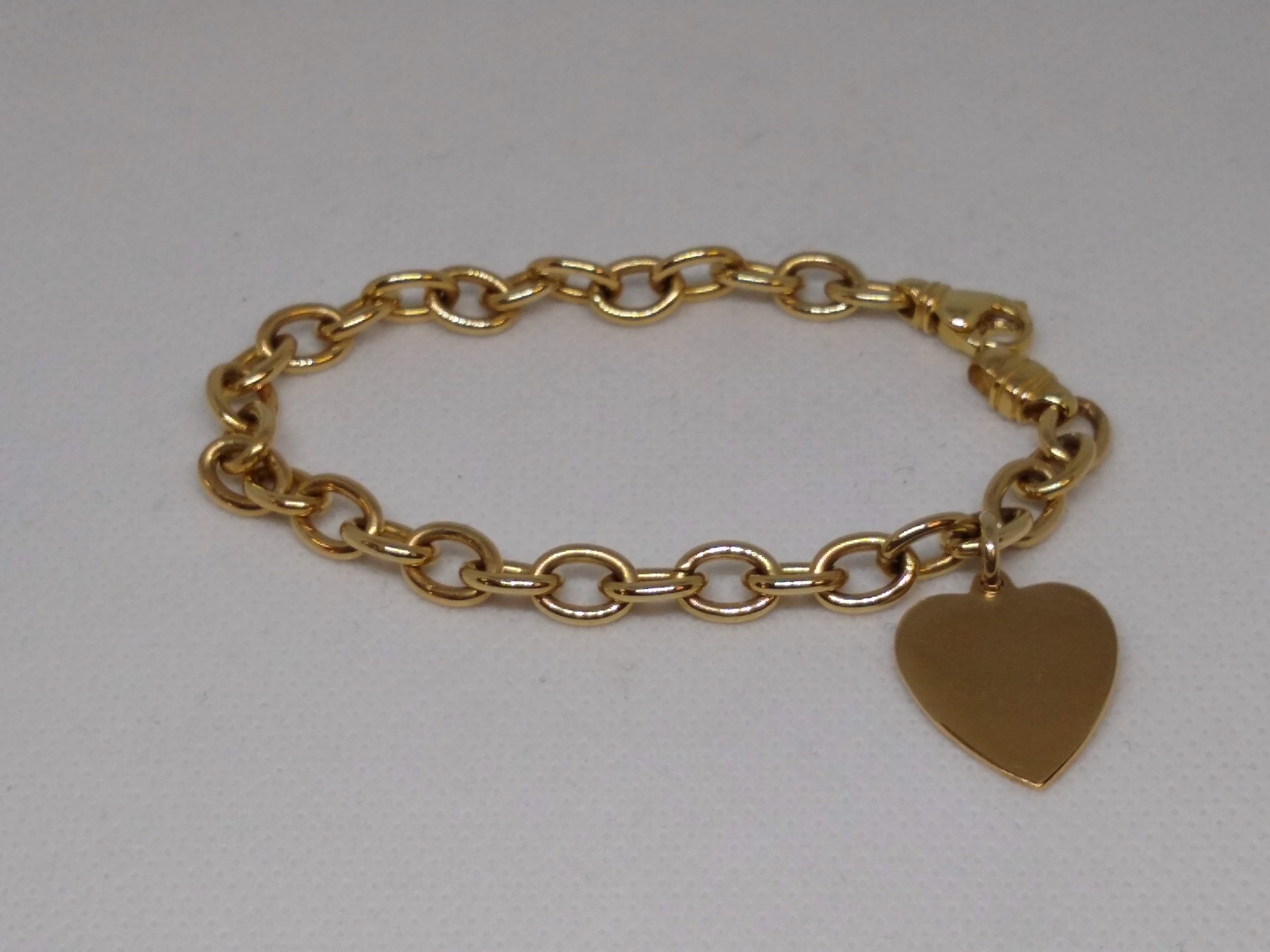 14K Yellow Gold Tiffany Style Bracelet 