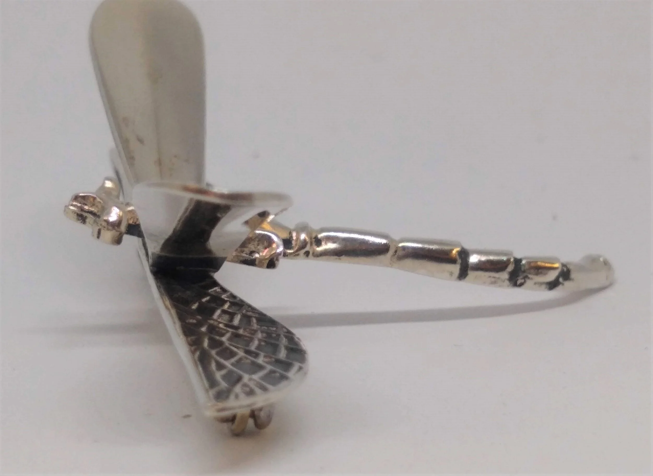 Vintage Sterling Silver, Detailed, Dragon Fly Pin/Brooch