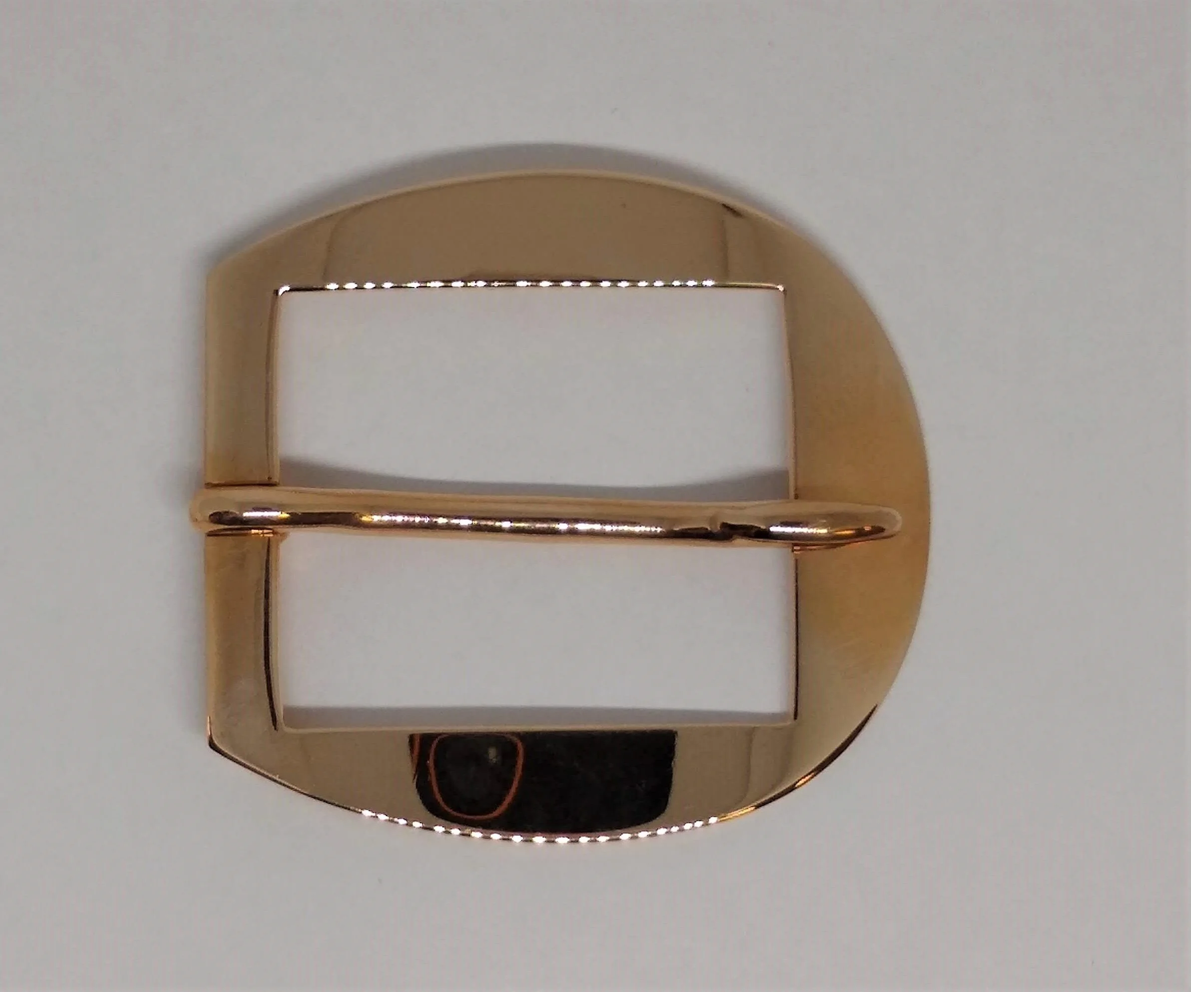 	 Vintage, 14K, Rose Gold, Belt Buckle. Free Shipping
