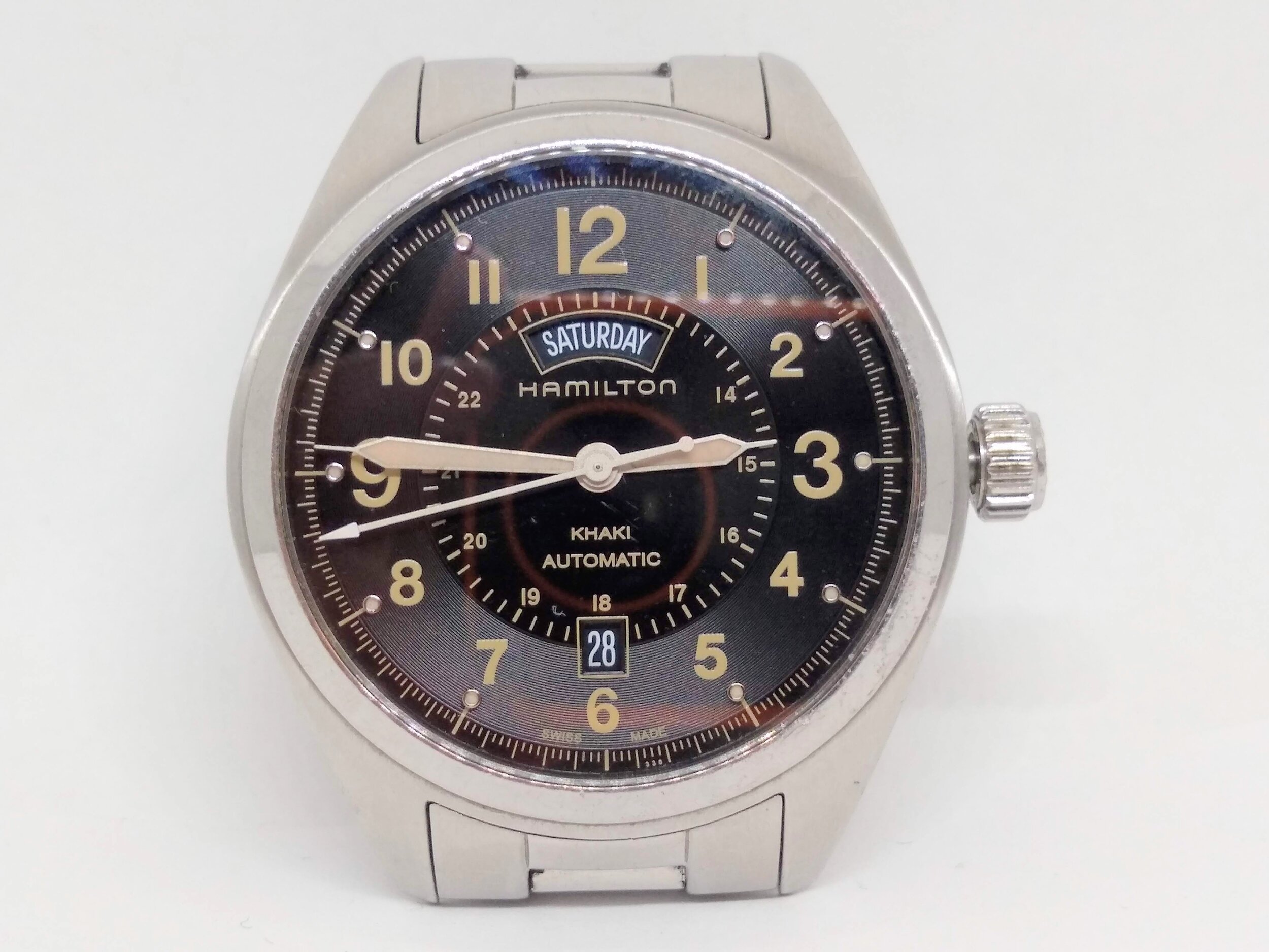 Hamilton Khaki Field Day/Date Men's Automatic, Used, Watch H70505933