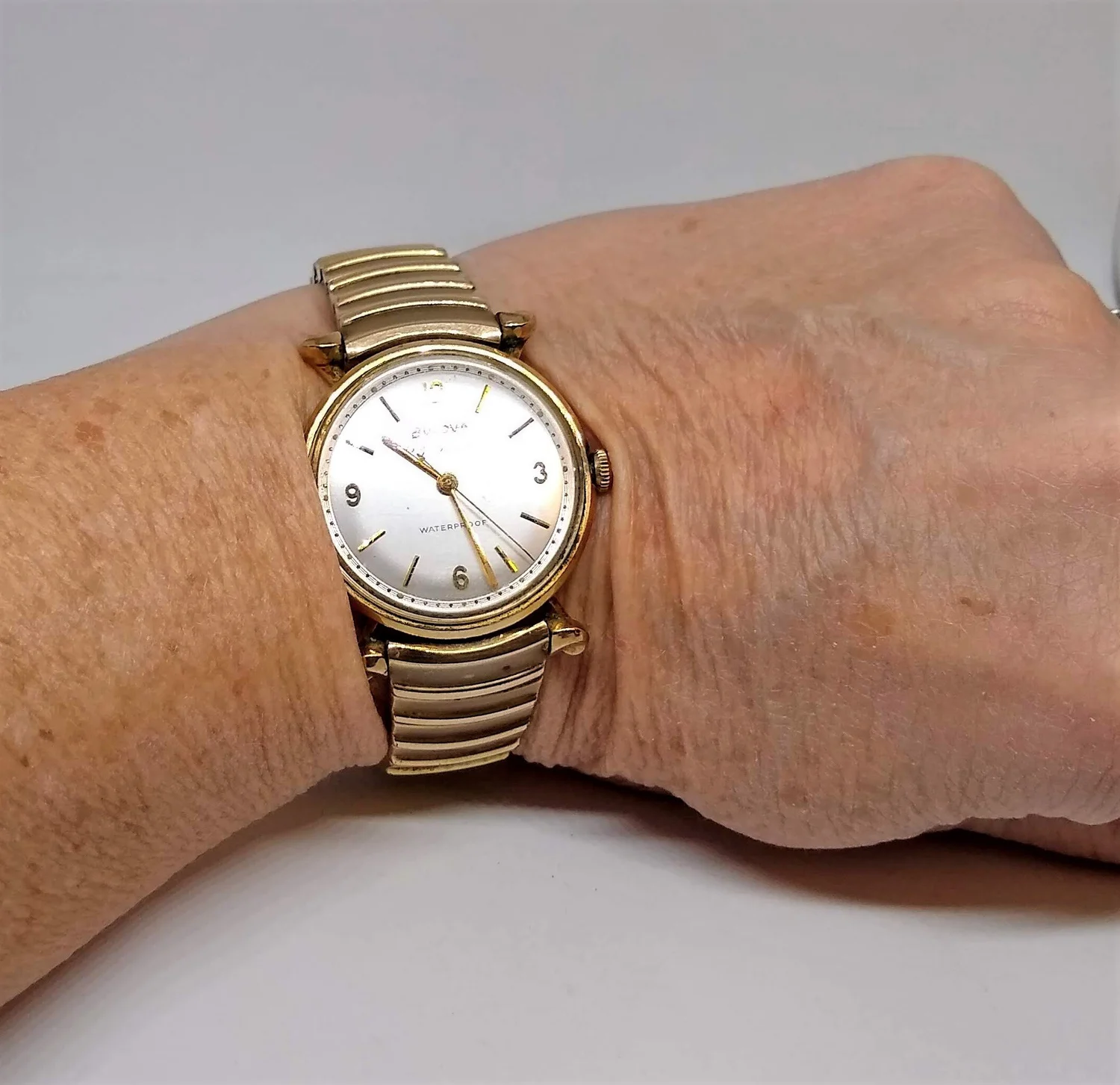 Bulova, 10K, GF, Vintage, 23 Jewel, Mechanical, Working, Wrist 