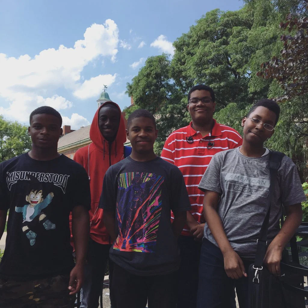 All Star students on campus at Chatham University.
