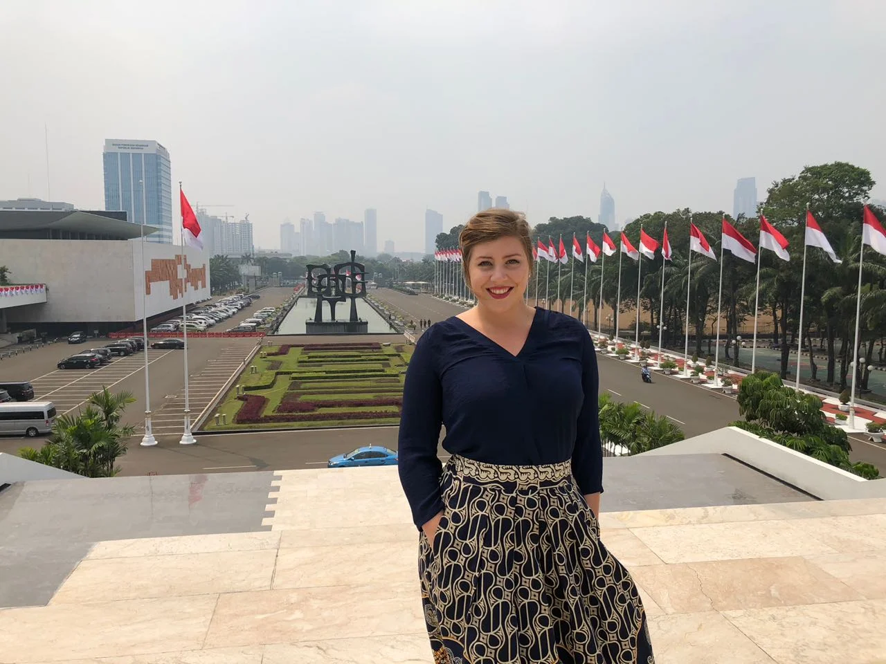 O’Donnell in Jakarta, Indonesia