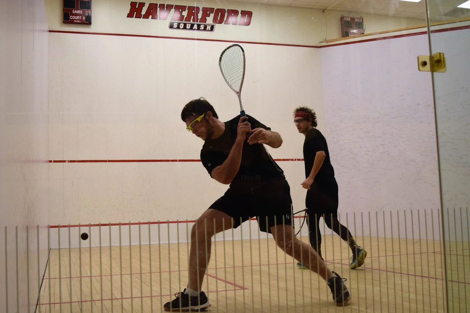 Vinicius Muniz ‘22 at a squash match