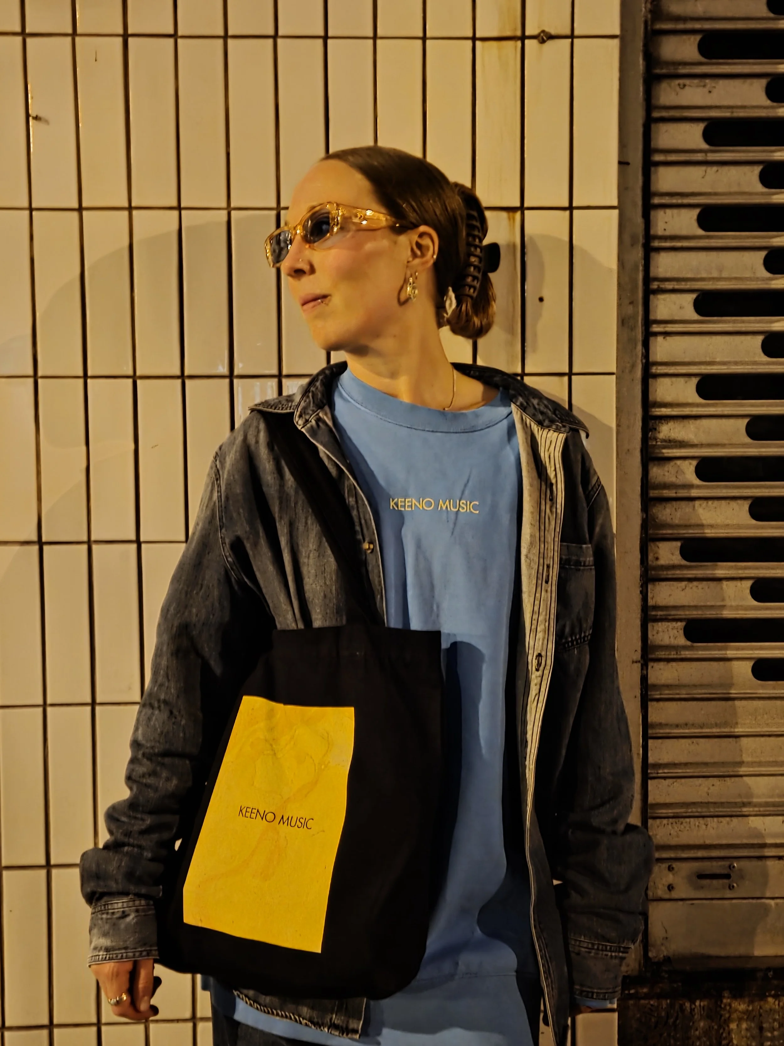 KEENO MUSIC SWEATSHIRT [BLUE]