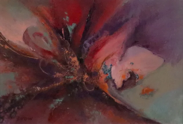 10-17. Oil on paper