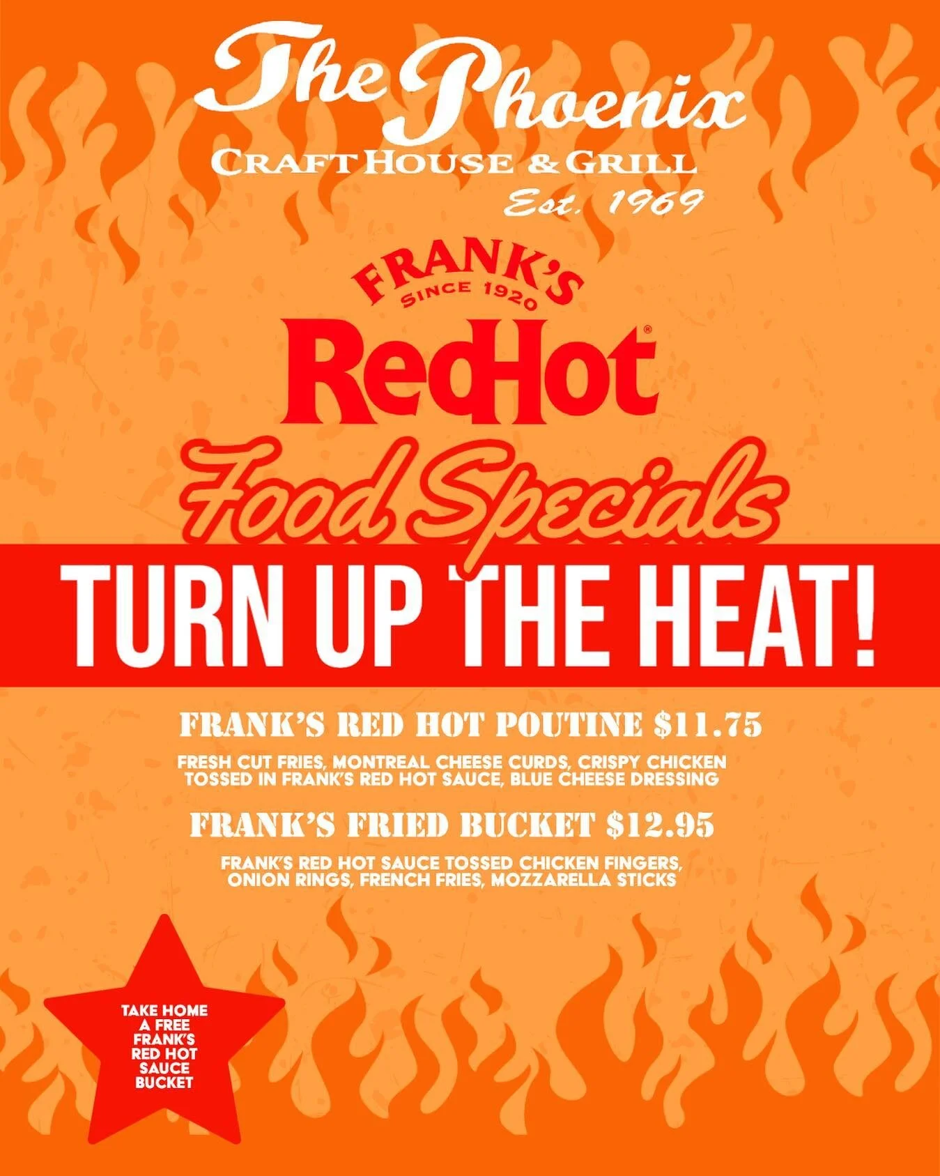 We Do Put That **** On Everything! 🔥Join us this week for some Frank's Red Hot Sauce specials and take home your own BUCKET!🔥