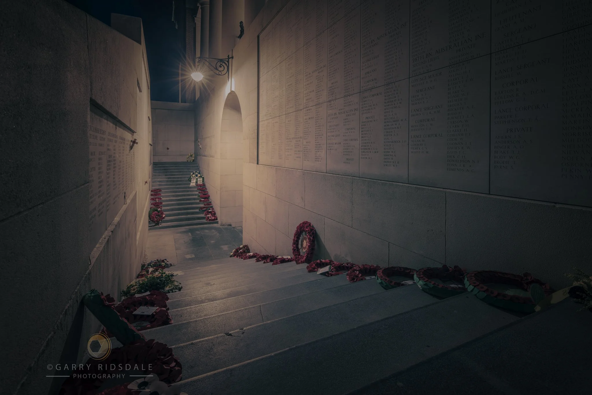 The Menin Gate Northern Stairwell - Ypres