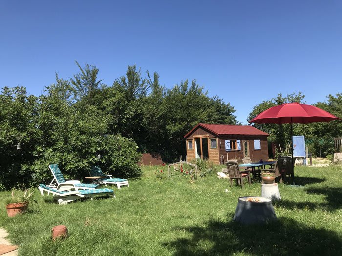 Le jardin avec le Chalet