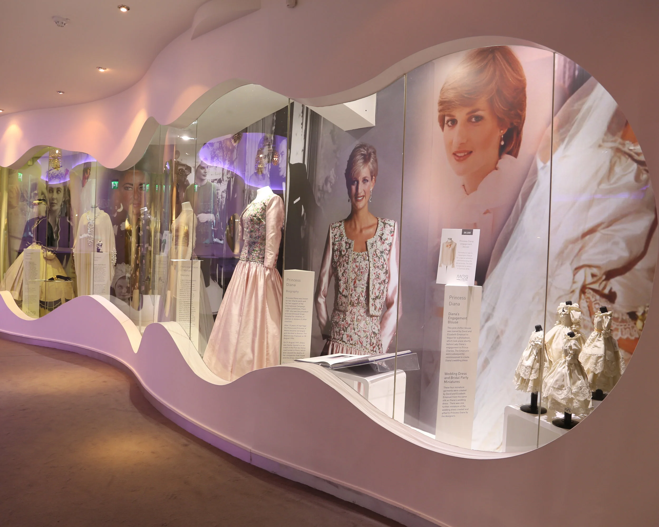 Diana display in the Museum of Style Icons