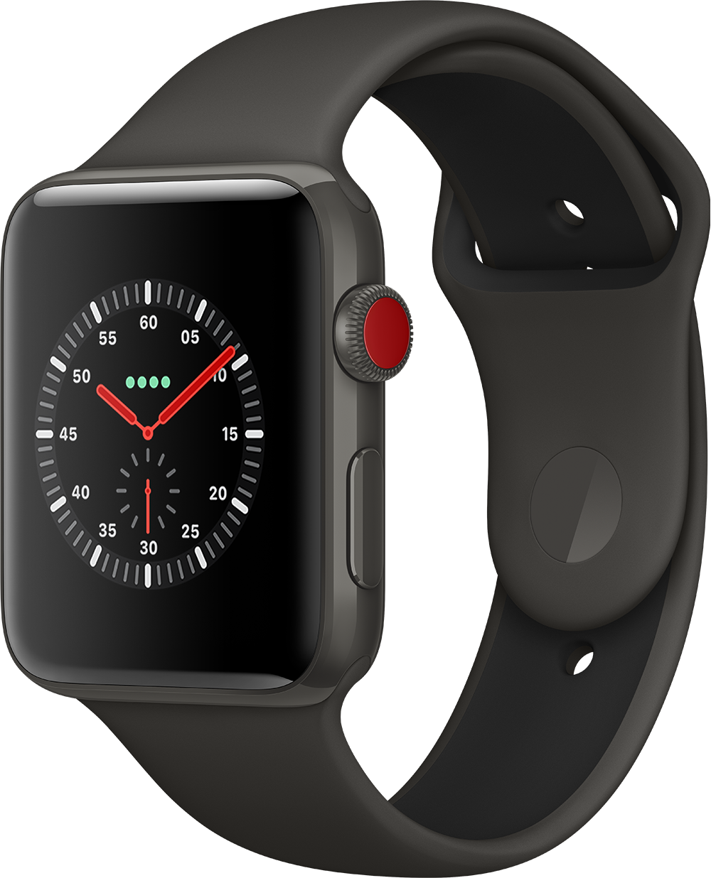 170828_AppleWatch_Series3_Cell_L_34R_Edition_Gray_SportBand_Gray_WatchOS4_Clock_Explorer-19407.png
