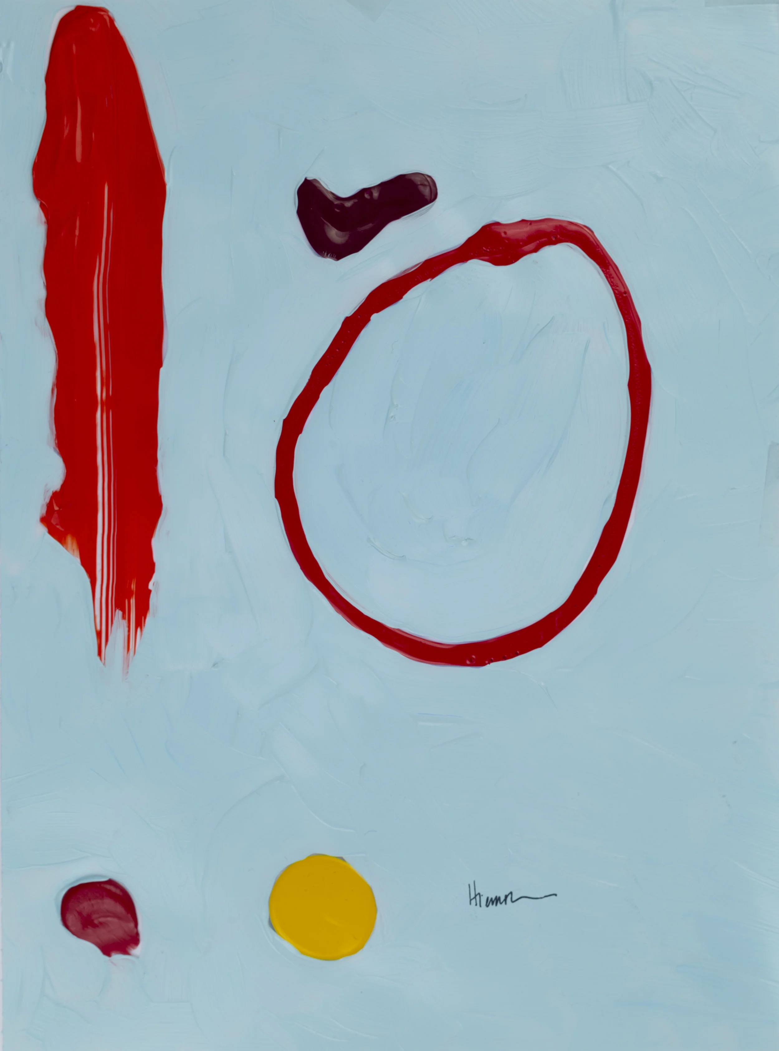 It’s ok to be left out Acrylic on acetate 4.5” x 6.5” Jessica Hiemstra, 2019 SOLD