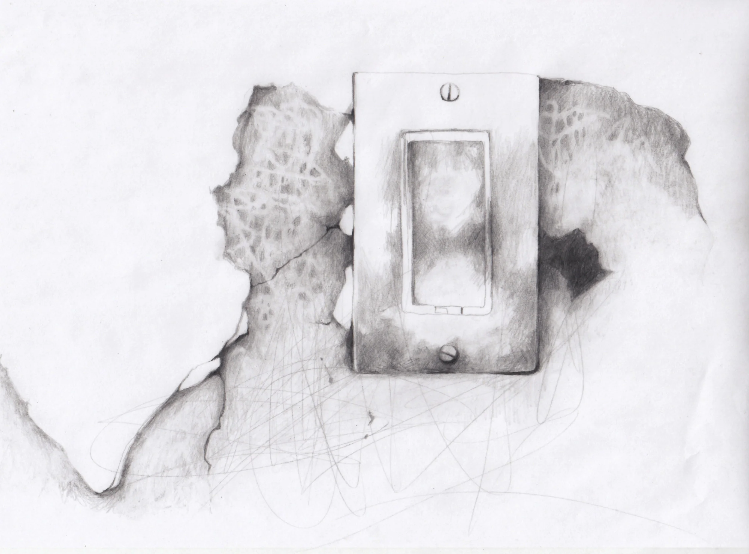 There are halos around light switches