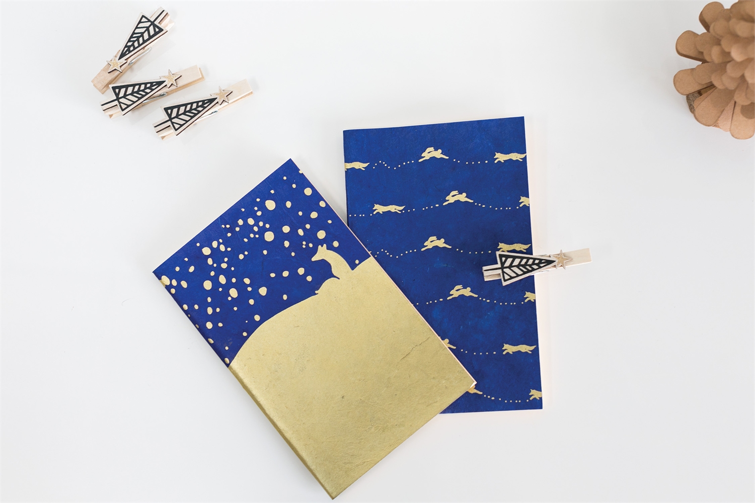 handmade_mini_notebook_eric_eloise_blue_gold_rabbit_fox_set.jpg