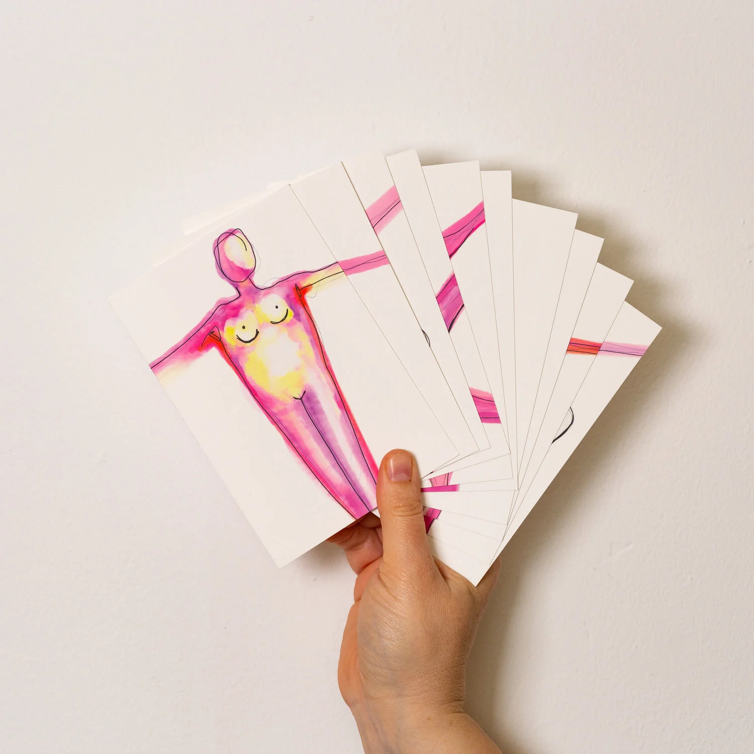 Mini Prints colourful ladies postcards.jpg