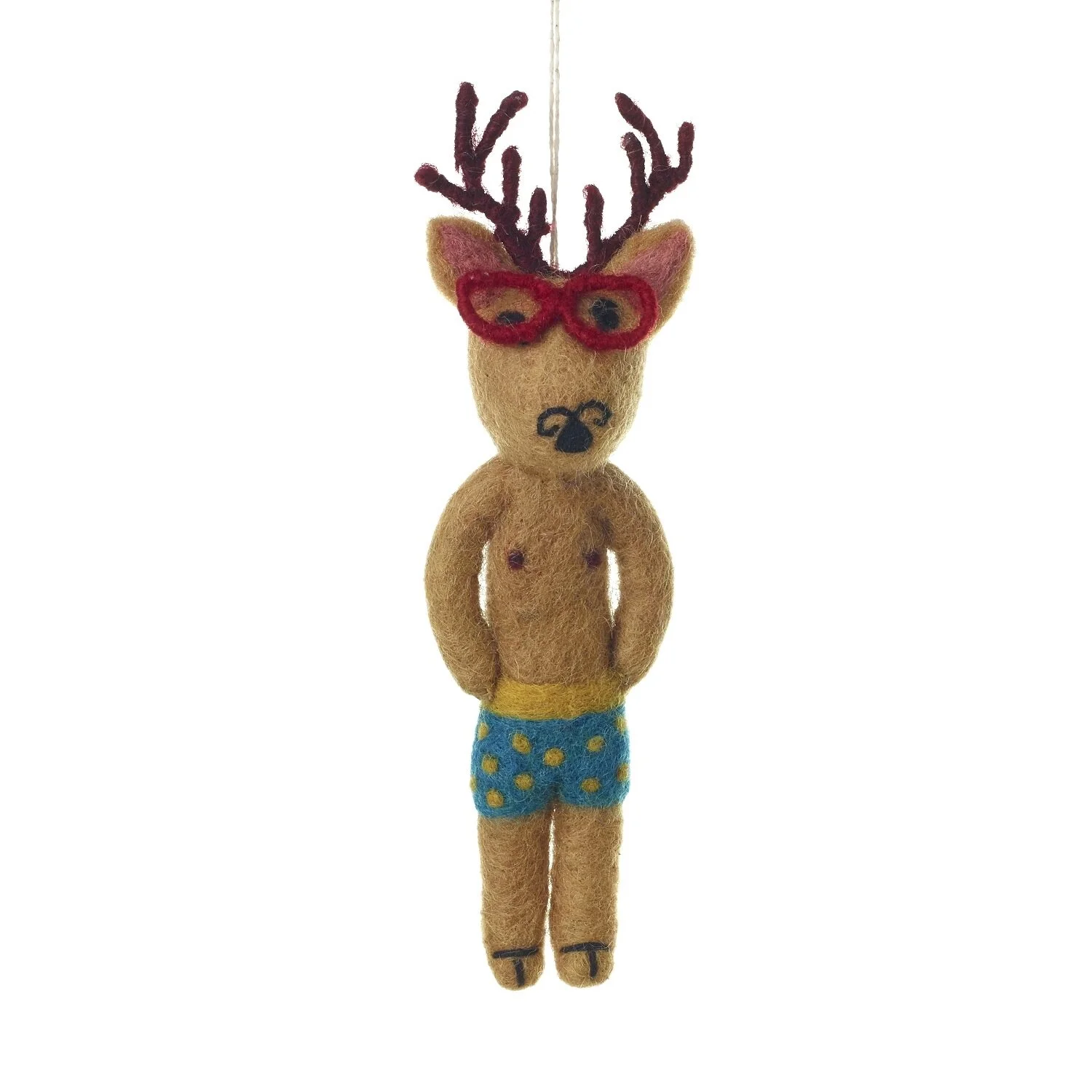 beach deer felt ornament.jpg