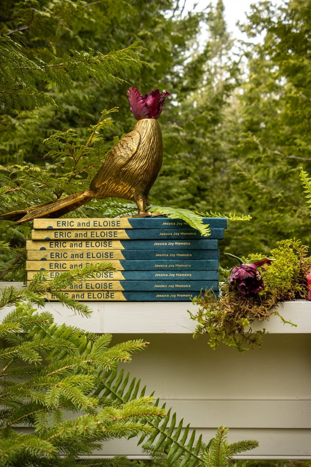 Gold Bird Candle Holder