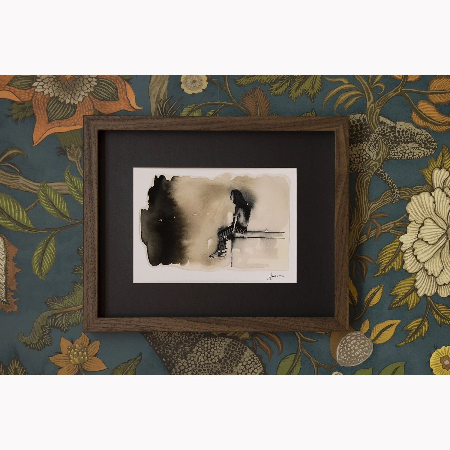 art print Jessica Joy Hiemstra person sitting on wall moody affordable.jpg