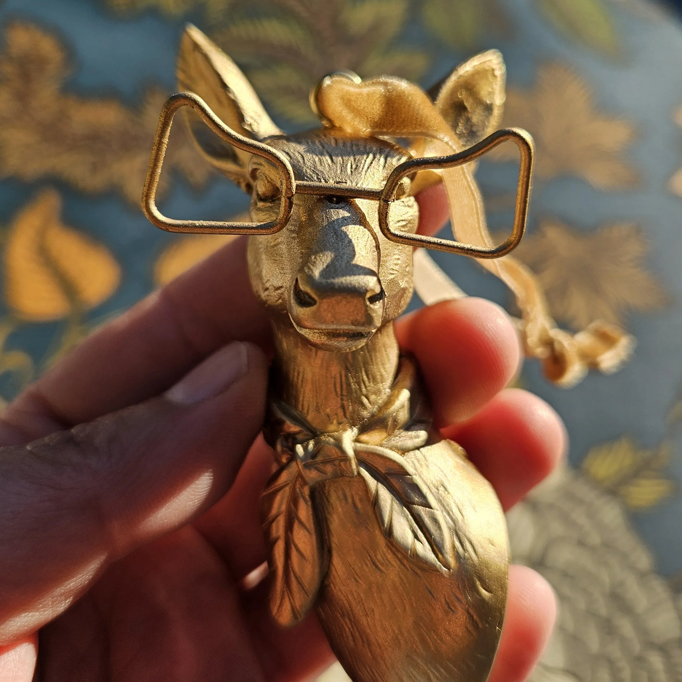 Eric and Eloise ornament MARGIE doe deer glasses side Jessica Hiemstra Canada.jpg