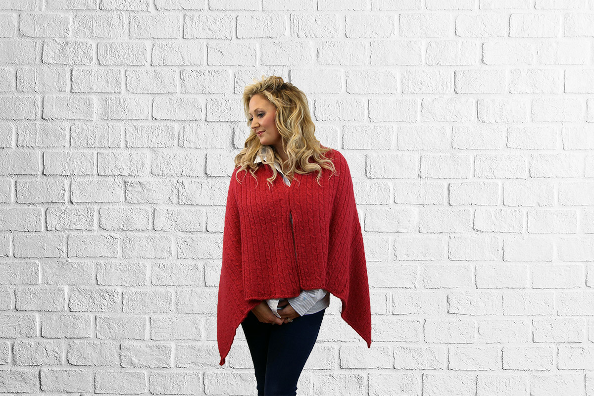 Convertible Alpaca Shawl