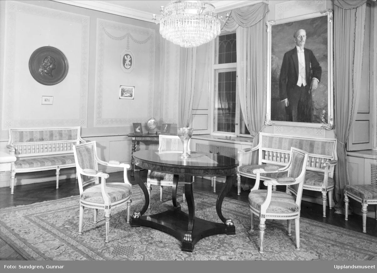 Kom och ät brunch i vårt mysiga nationshus! Bilden föreställer nationens rum Absiden och är tagen 1937. Bildkälla