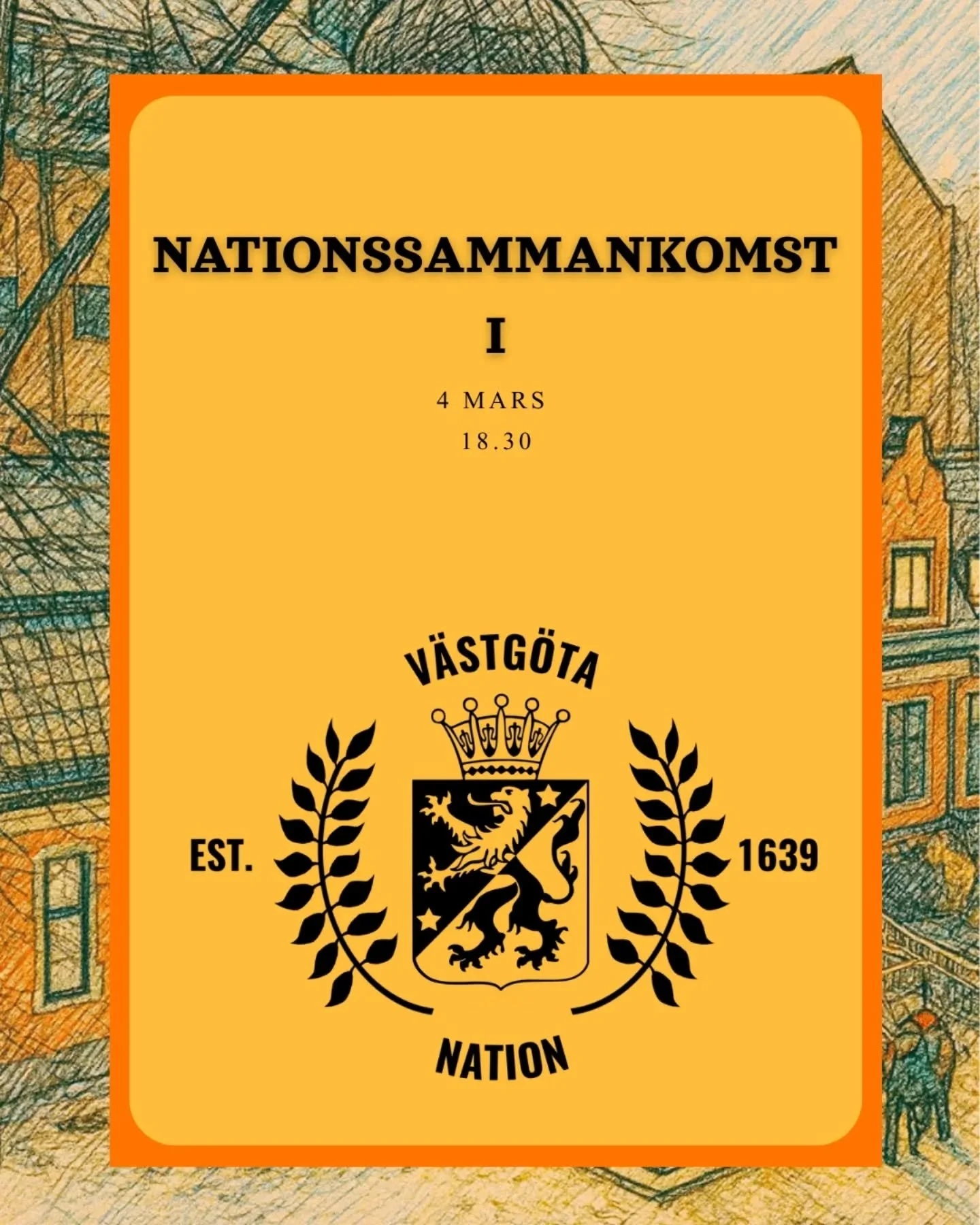 V&auml;lkomna till v&auml;stg&ouml;ta nations f&ouml;rsta nationssammankomst (NSK) f&ouml;r terminen! 
NSK I intr&auml;ffar 4:e mars 18.30 och &auml;ger rum i stora salen. Ingen f&ouml;ranm&auml;lan kr&auml;vs.
Under NSK I kommer ovanst&aring;ende po