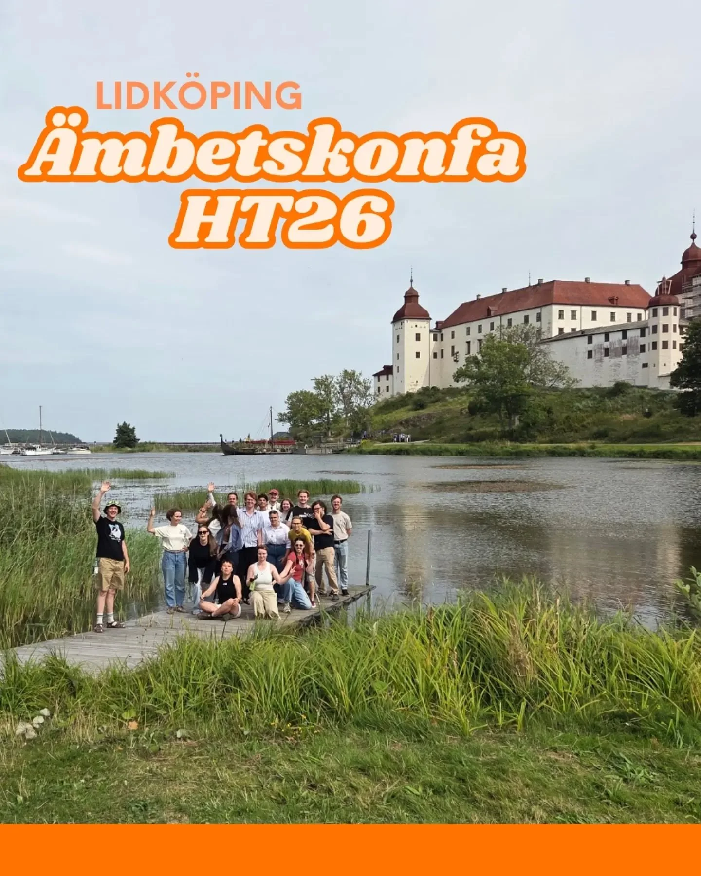 H&auml;r om veckan var v&aring;rat fantastiska &auml;mbetsverk iv&auml;g p&aring; &auml;mbetskonfa till V&auml;sterg&ouml;tland d&auml;r de fick hitta p&aring; tokigheter omkring Lidk&ouml;pings trakter. 
L&auml;ck&ouml; slott bes&ouml;ktes, grynkorv