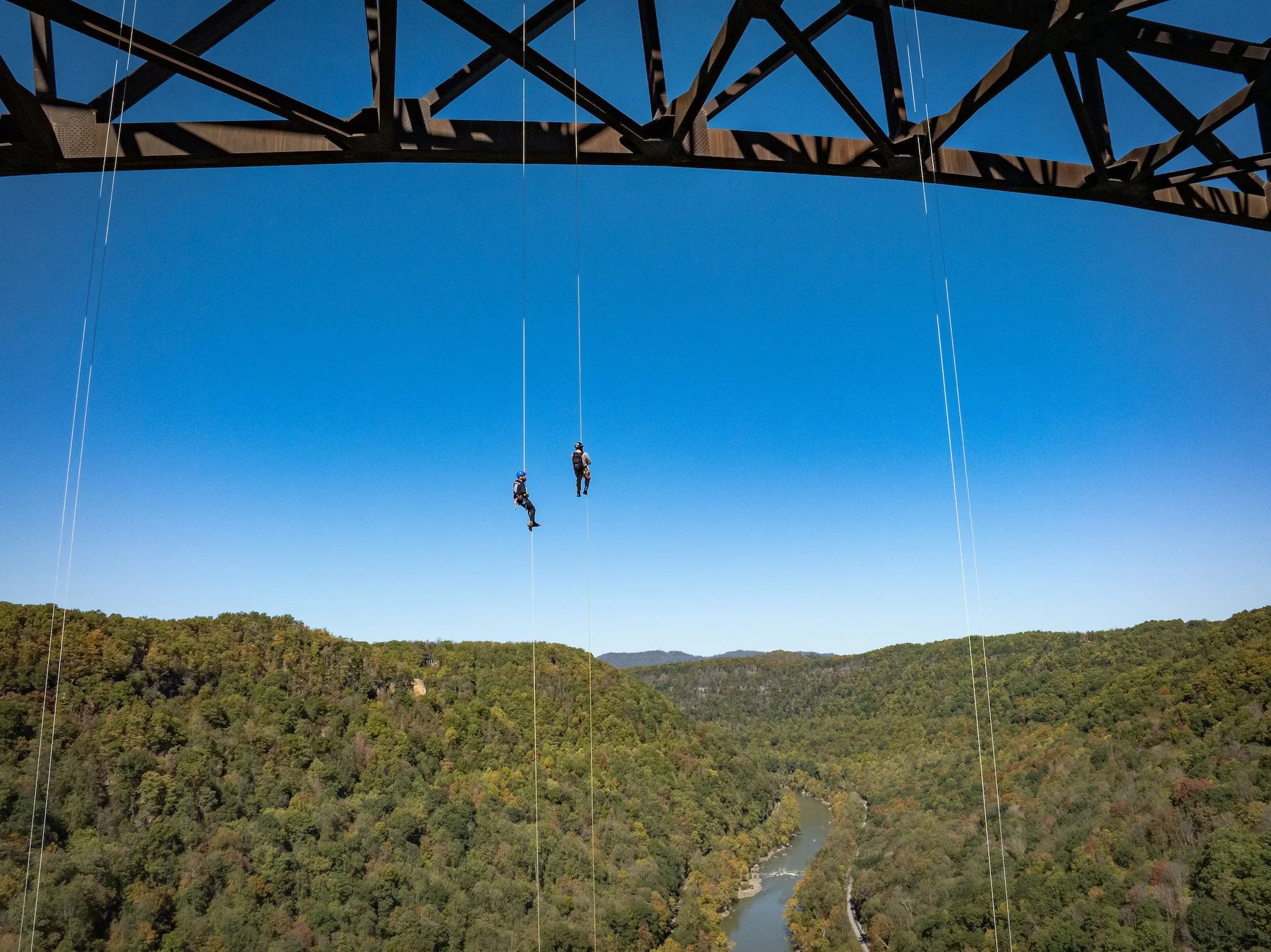 Rappel & High Line — Bridge Day