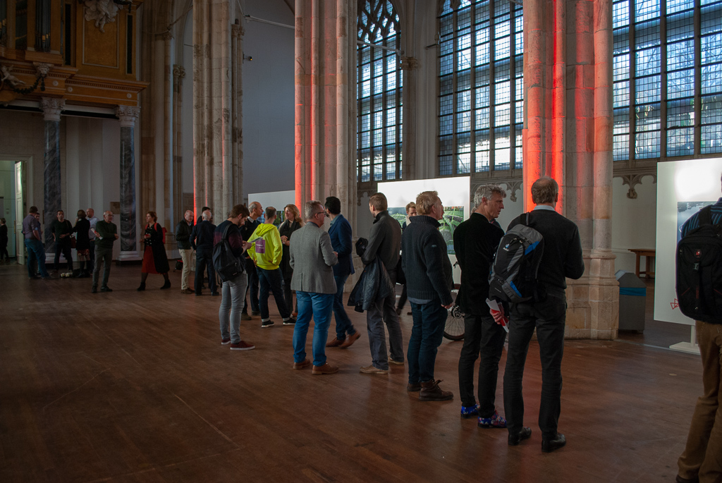 De eerste Bicycle Architecture Biennale stond voor de laatste keer tentoongesteld in de Eusebiuskerk in Arnhem.