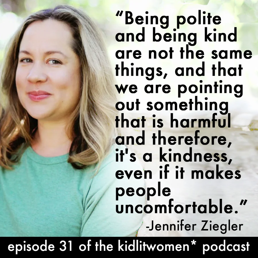 Episode 31! Conversation with Jennifer Ziegler