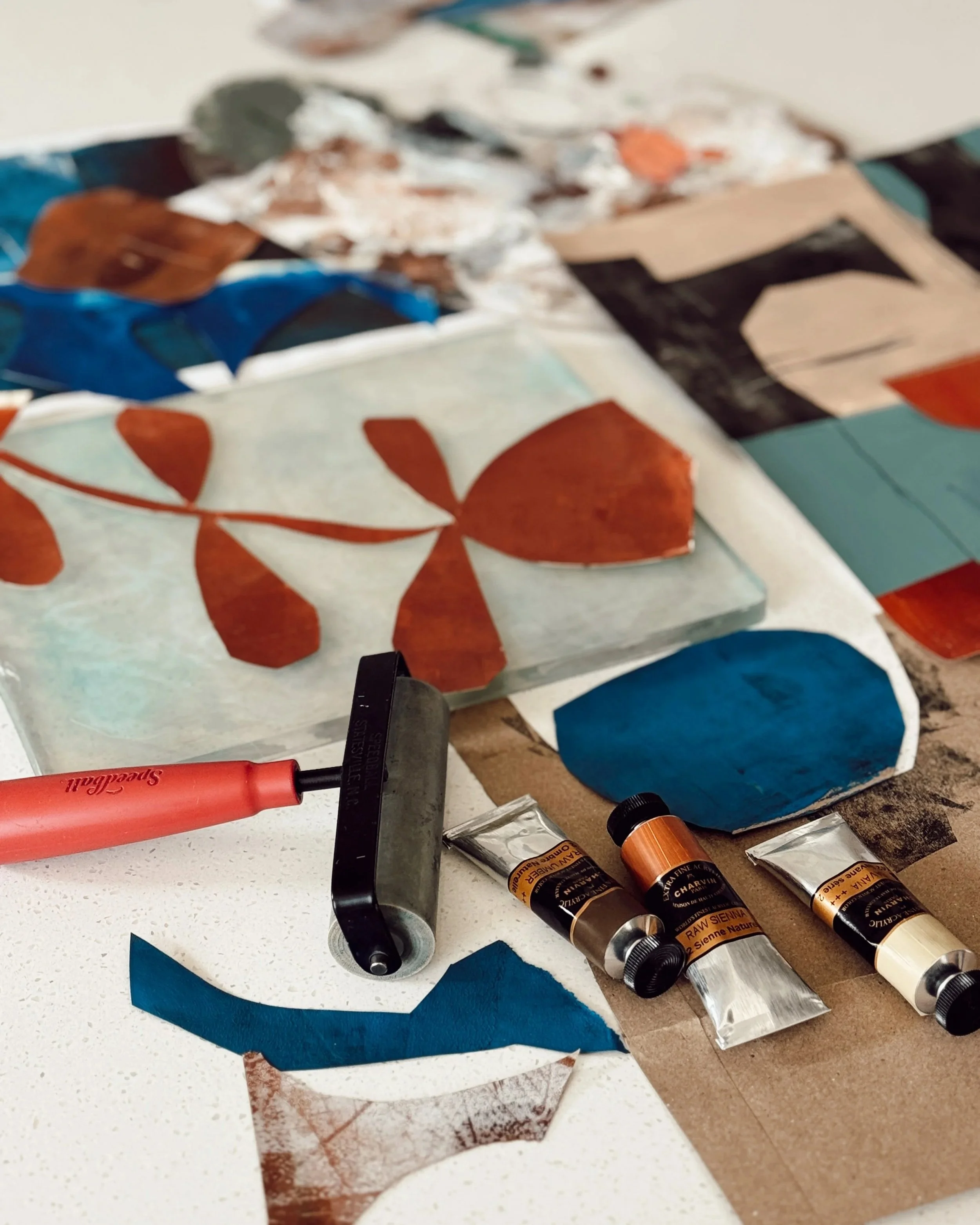 Gelli Plate Printing with Maja Cunningham