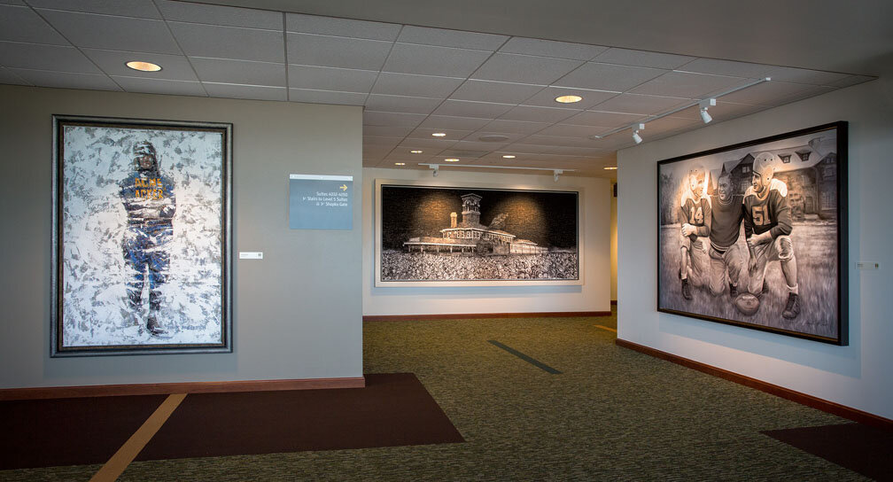 Green Bay Packers Acme Packer Painting Lambeau Field