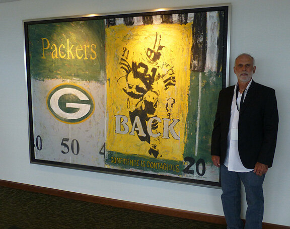 Green Bay Packers Jim Taylor running back Sports football art