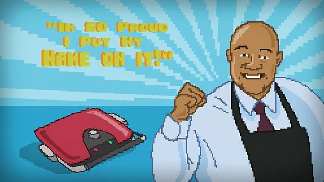Animated segment - TV with TV's Jonathan Torrens - George Foreman Grill