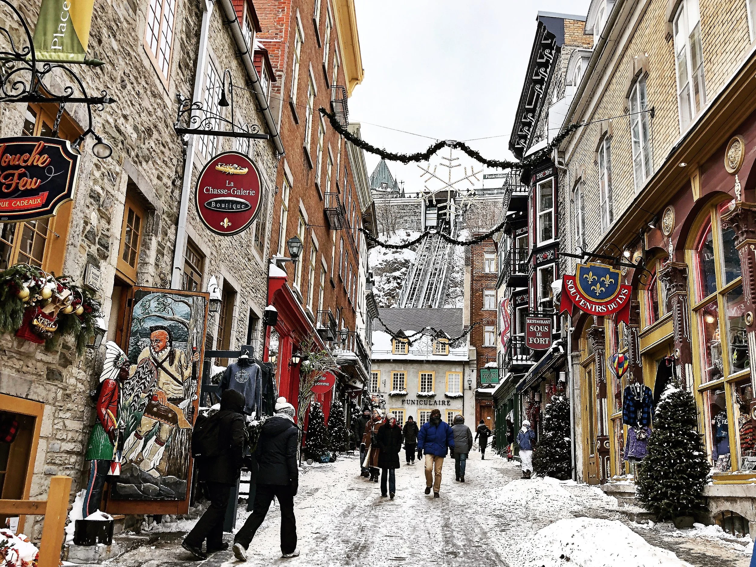 New Years Eve in Quebec City, Canada