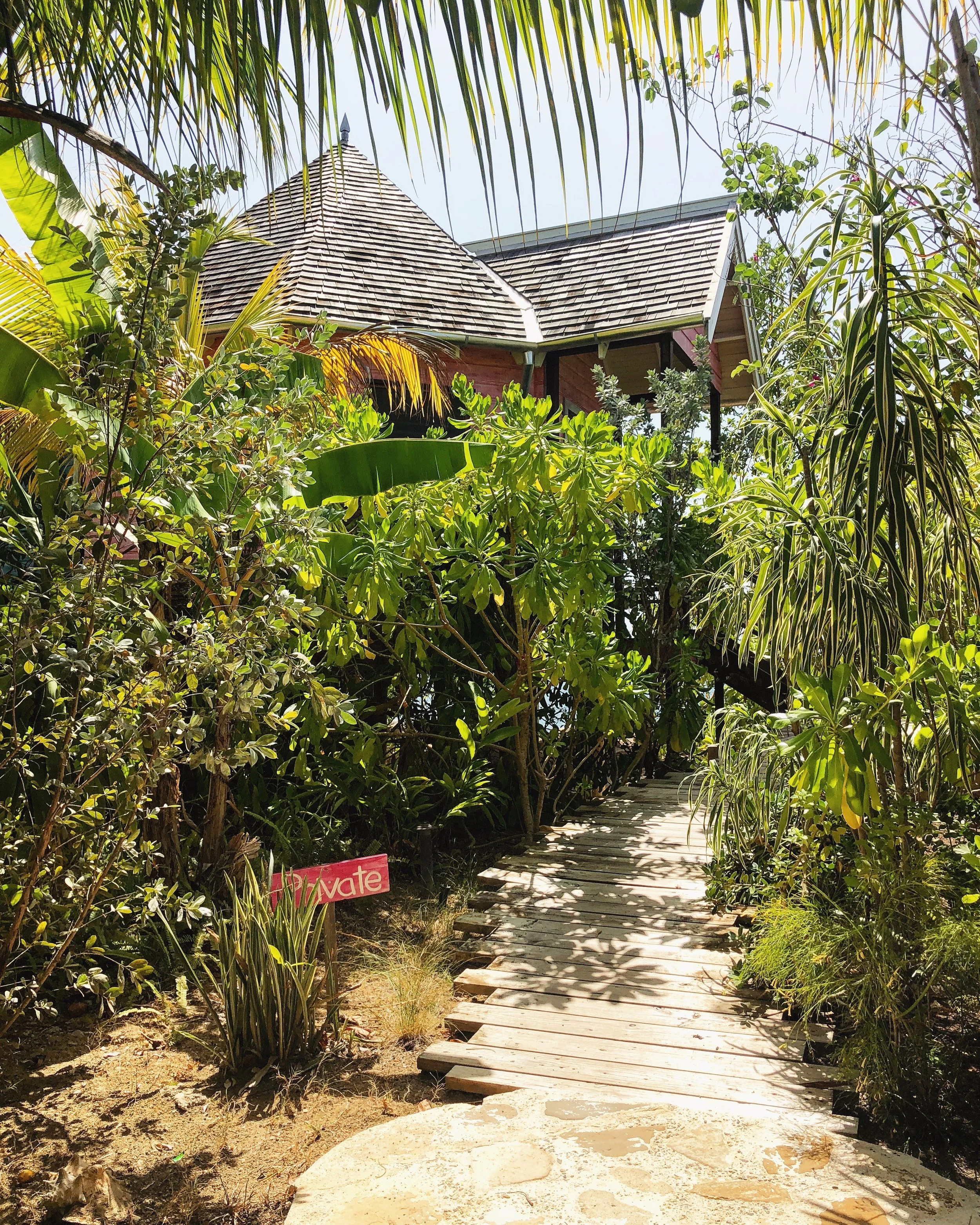 Beach Hut Private Entrance