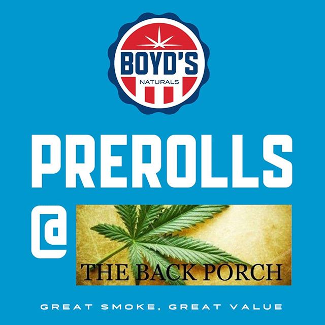 Vendor Week! We love our Vendors and appreciate the patronage. Please visit @thebackporchwen for some BOYD'S Prerolls. The best value in WA!⠀
⠀
#rollboyds #harmonyfarms #washingtonweed #weedporn #i502 #legalweed #fairmarketcannabis #cannabiscommunity