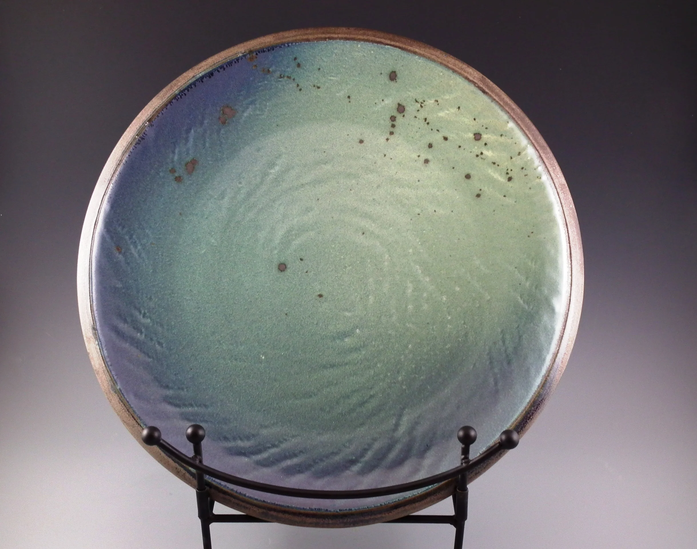 Large Platter with Rope Texturing